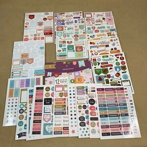 ZICTO 1200+ Planner Stickers Monthly Holiday Goal Appointment To Do Stickers GUC